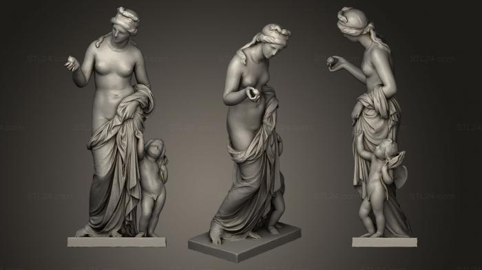 Статуи античные и исторические (Венера_2, STKA_1063) 3D модель для ЧПУ станка